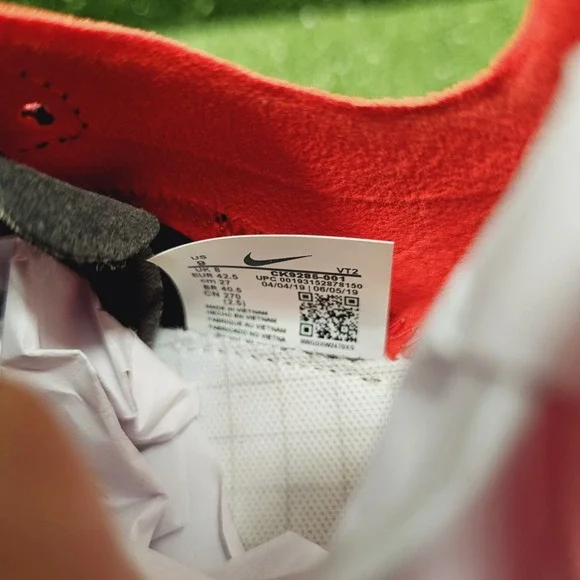 Nike React Element 55 Script Swoosh Athletic Sneakers CK9285-001 Mens Size 9 - Picture 8 of 8